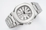 Patek Philippe 5980 Silver Chronograph - Image 4