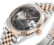 Rolex Datejust 41mm Watch – Two-Tone Steel and Rose Gold with Grey Dial - Image 4