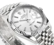 Rolex Datejust 41mm Silver Fluted Bezel Stainless Steel - Image 5