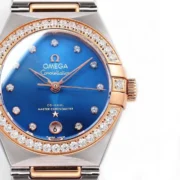 Omega Constellation 29mm Blue Dial Two-Tone - Image 5