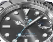 Rolex Yacht-Master 42 Stainless Steel Watch with Black Dial - Image 5