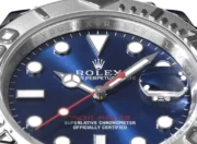 Rolex Yacht-Master 42mm Stainless Steel Watch with Blue Dial and Oyster Bracelet - Image 5