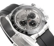 Rolex Daytona 4130 – Black Rubber Strap, Panda Dial, Ultra-Thin Case by Official Store - Image 5