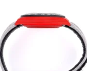 Rolex Daytona Carbon Fiber Night Glow Case Watch – Red Dial, Grey Strap - Image 5