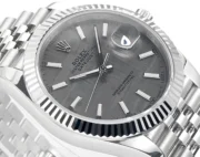 Rolex Datejust 41mm Meteorite Dial Stainless Steel Watch – Silver - Image 5