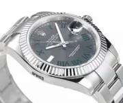 Rolex Datejust 41mm – Silver Stainless Steel with Grey Dial - Image 5