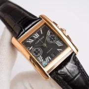 Cartier Tank W5330007 Brown Leather - Image 9