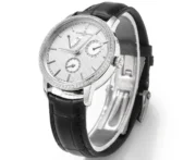 Vacheron Constantin Traditionnelle 83520/000R-9909 – Silver Dial, Black Leather Strap, Multi-Function - Image 9