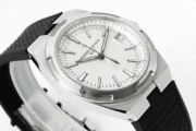 Vacheron Constantin Overseas 4500V Series – Silver Dial, Black Rubber Strap, Luxury Steel – Quality - Image 5