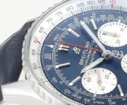 Breitling Navitimer 1 B01 Chronograph Blue Leather - Image 5
