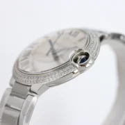 Cartier Ballon Bleu 40mm Steel Watch Silver - Image 4