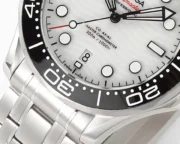 Omega Seamaster Planet Ocean 600m Co-Axial Master Chronometer 42mm Diver’s Watch – Stainless Steel with Black Ceramic Bezel, White Dial by Brand - Image 5