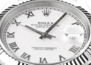 Rolex Datejust 41mm Silver Fluted Bezel White Dial - Image 6