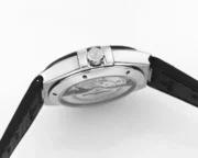 Omega Constellation Meteorite Watch Black Leather - Image 6