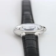 Cartier Ballon Bleu 40 Black Leather Watch - Image 5