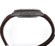 Rolex Daytona Carbon Fiber Custom Edition Watch – Black with Brown Strap - Image 6