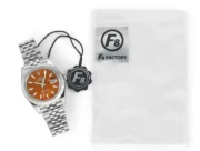 Rolex Datejust 41 Custom Orange Dial Steel - Image 6