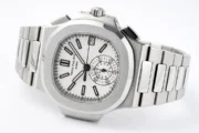 Patek Philippe 5980 Silver Chronograph - Image 6