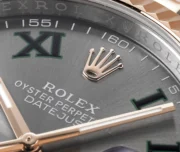 Rolex Datejust 41mm Watch – Two-Tone Steel and Rose Gold with Grey Dial - Image 6