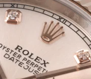 Rolex Datejust 41mm Two-Tone Rose Gold and Stainless Steel Watch with Diamond Dial - Image 6