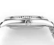 Rolex Datejust 41mm Silver Fluted Bezel Stainless Steel - Image 7