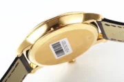Omega De Ville Gold Watch with Black Strap - Image 4