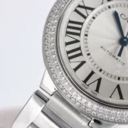 Cartier Ballon Bleu 40mm Steel Watch Silver - Image 6