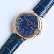 Cartier Ballon Bleu Automatic Blue Rosegold Watch – High-Quality Cartier - Image 6