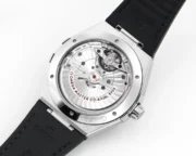 Omega Constellation Meteorite Watch Black Leather - Image 8