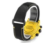 Rolex Daytona Carbon Fiber Night Glow Case Watch – Yellow with Black Strap - Image 8