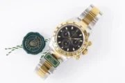 Rolex Daytona 4130 – Two-Tone Gold/Steel, Black Dial, Luxury Chronograph - Image 9