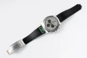 Rolex Daytona 7750 Movement – White Dial with Black Subdials, Stainless Steel Case, Rubber Strap - Image 9