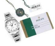 Rolex Datejust Silver Fluted Bezel Stainless Steel Watch with New 3235 Movement – Collectio - Image 9