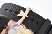 Vacheron Constantin Overseas 4500V Series – Rose Gold Case, Black Rubber Strap, Luxury - Image 9